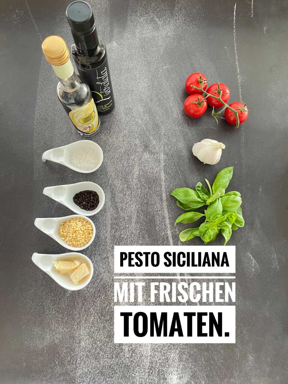 Pesto siciliana - Zutaten